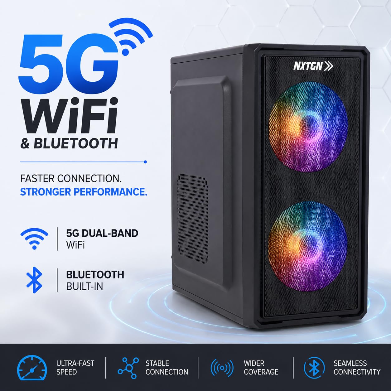 NXTGN Core i7 Desktop PC | Core i7-4770 | 16GB RAM | 512GB M.2